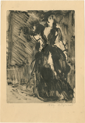 Рудаков Константин Иванович. Дама в вечернем платье